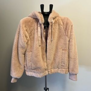 Faux fur bomber jacket SZ Small